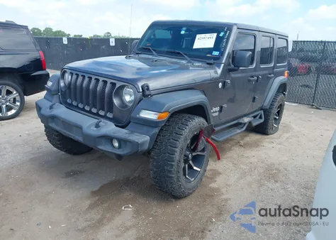 2018 Jeep Wrangler Unlimited Sport S 4X4 from USA, damaged, VIN 1C4HJXDG5JW107866